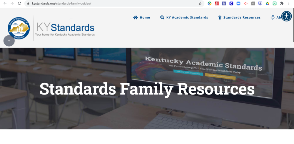 KY Standards Family Resources