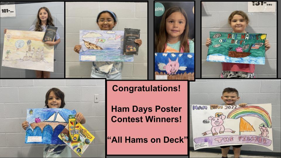 Ham Days Poster Contest Winners