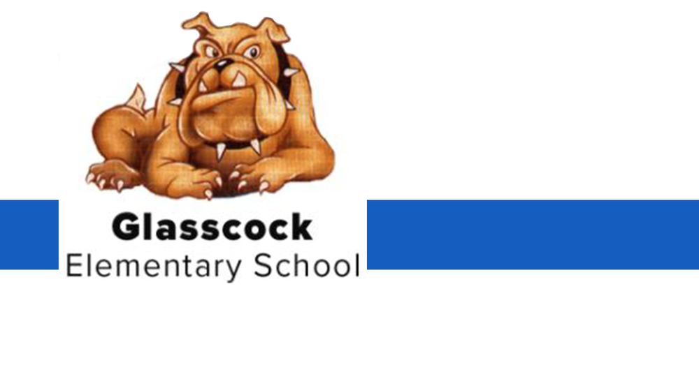 Glasscock Elementary School with picture of bulldog