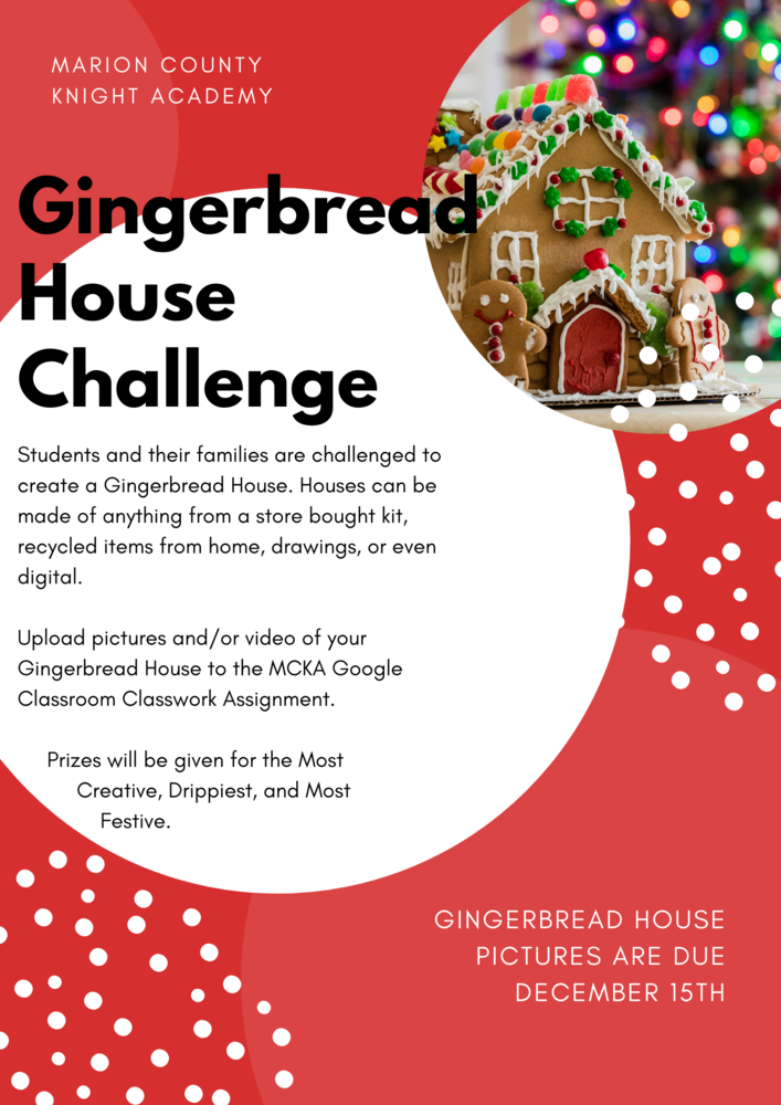 Gingerbread House Challenge poster