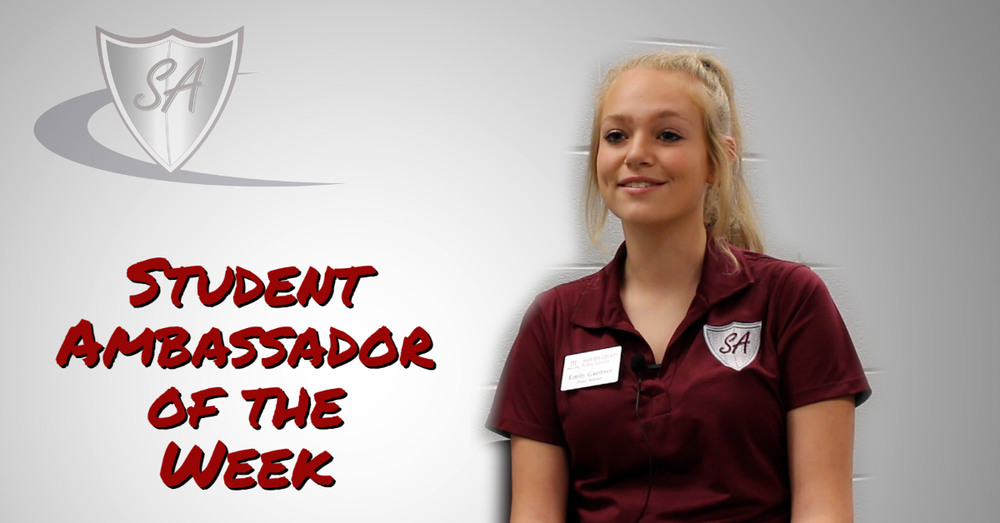 Student Ambassador of the Week, photo of student