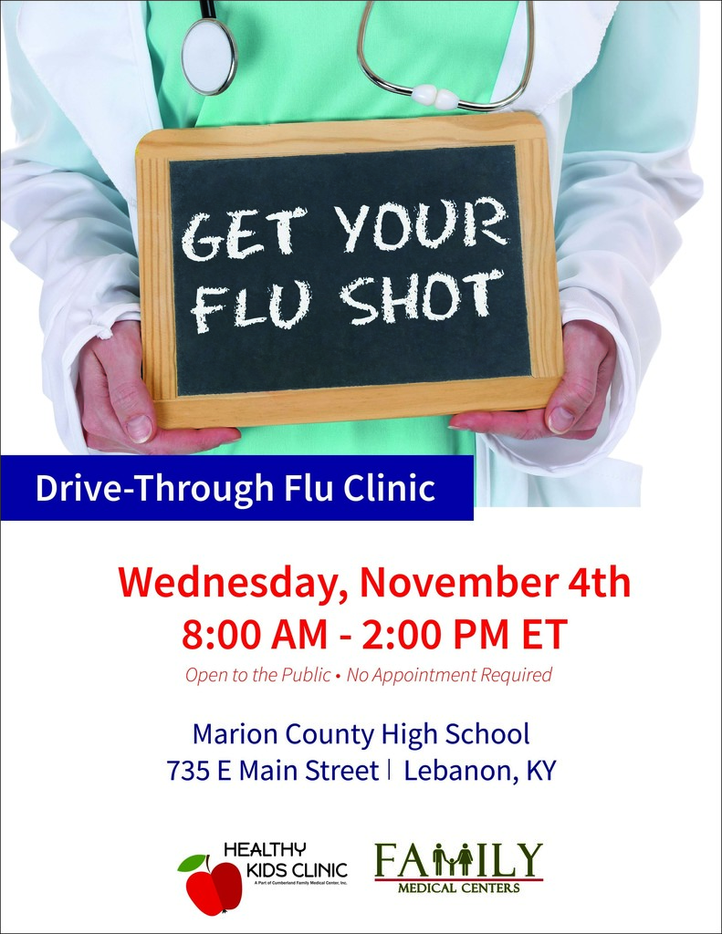 Flu Shot flyer