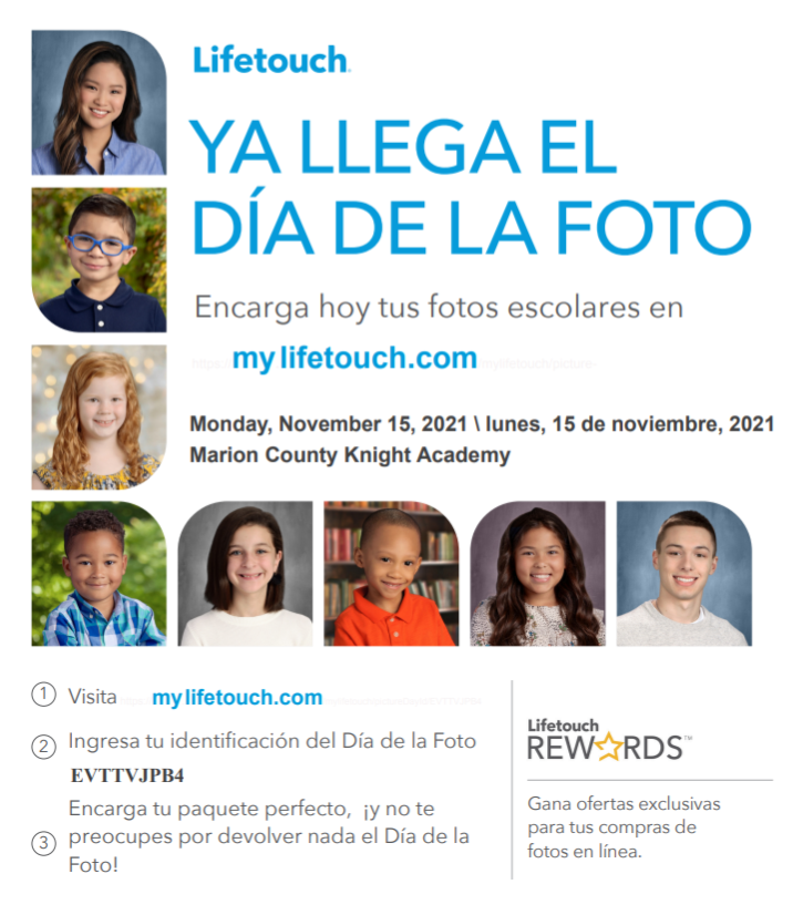 Picture Day Flyer in Spanish
