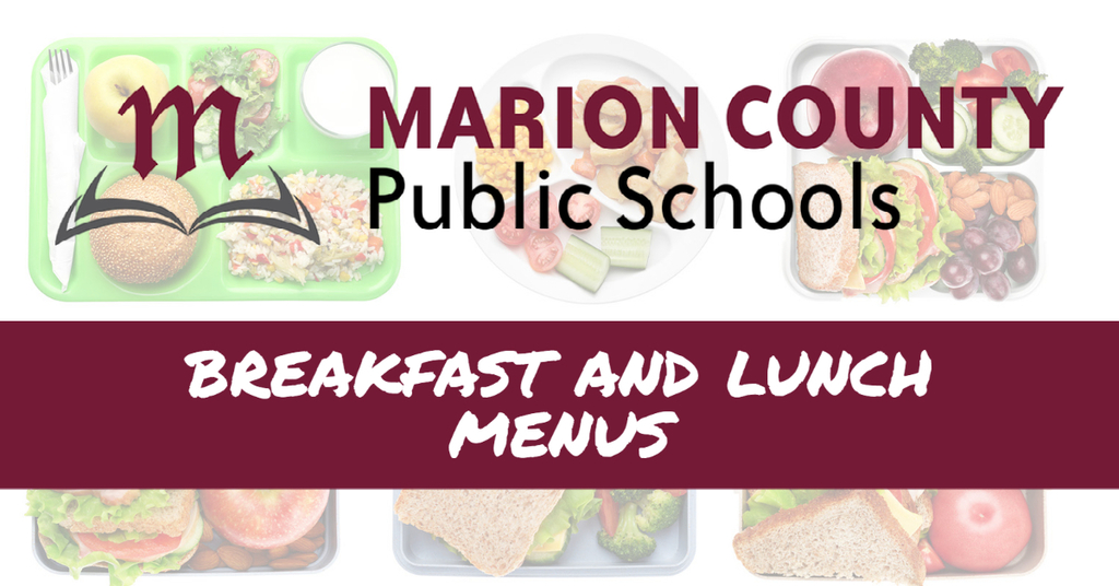 breakfast and lunch menus graphic