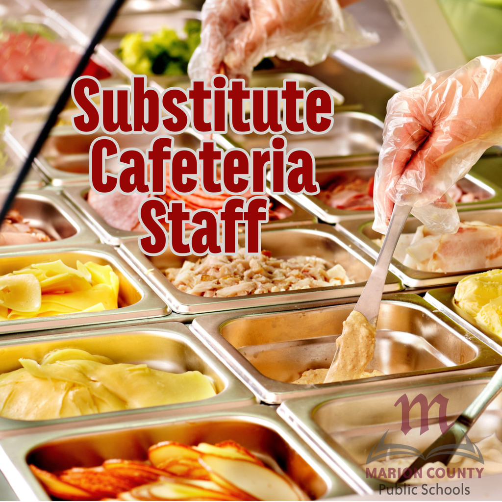 substitute cafeteria staff