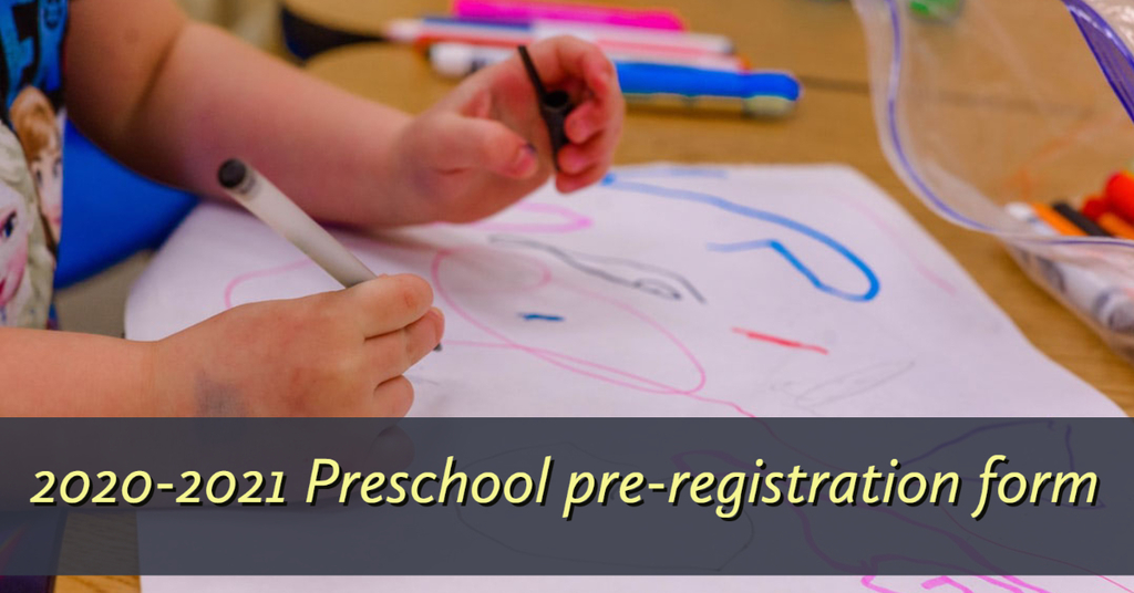 preschool preregistration form